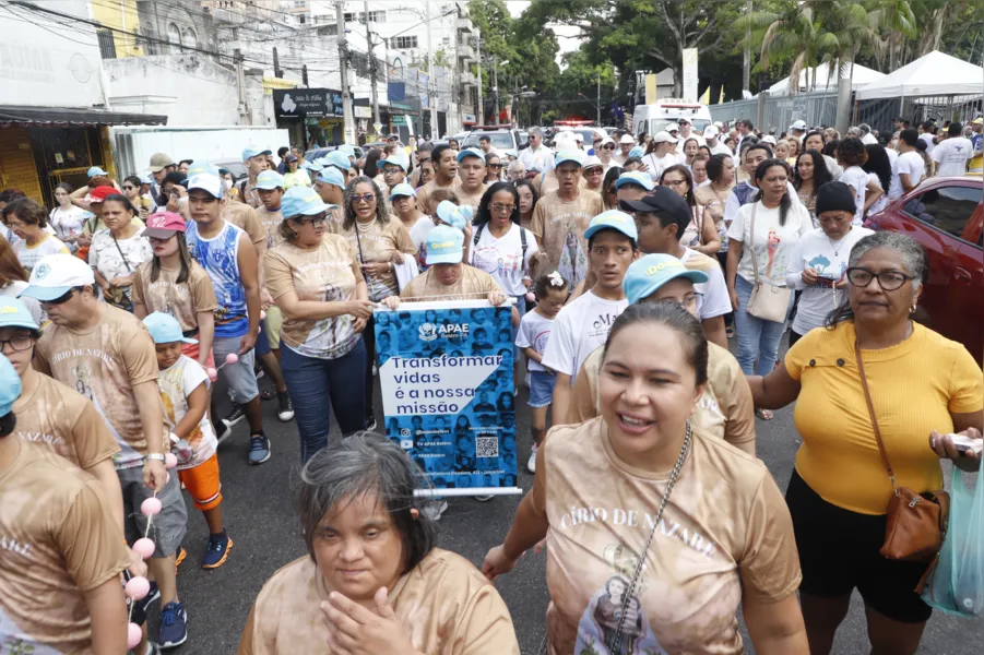 Veja imagens da primeira romaria da acessibilidade em Belém