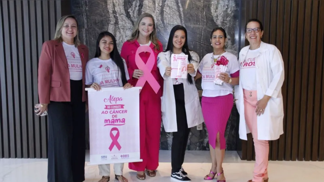 Outubro Rosa: Alepa faz ação social sobre o câncer de mama