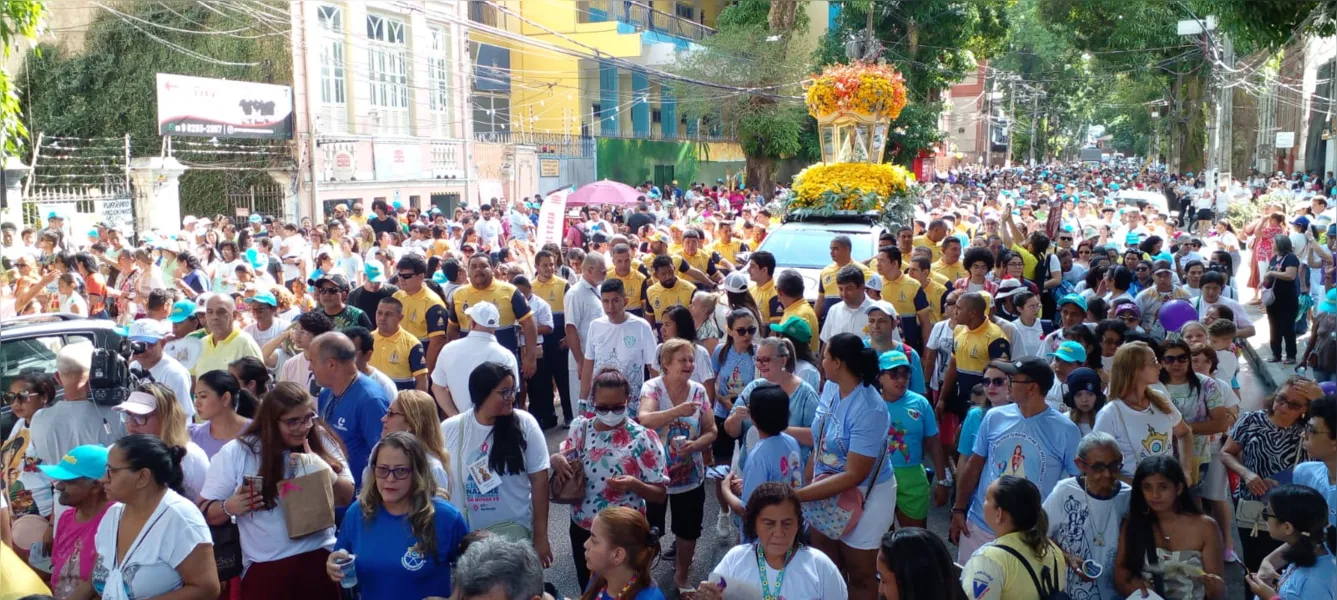 Veja imagens da primeira romaria da acessibilidade em Belém