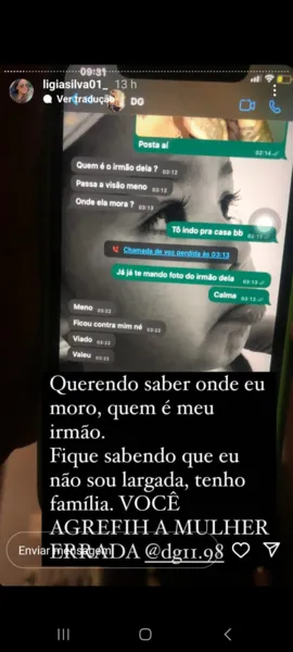 Mulher agredida por jogador do Amazonas desabafa: "pesadelo"