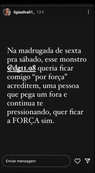 Mulher agredida por jogador do Amazonas desabafa: "pesadelo"