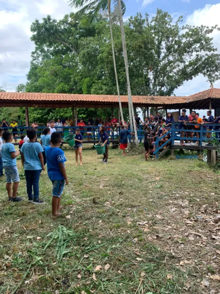 Subida no açaizeiro e mais: os jogos internos na Ilha Grande