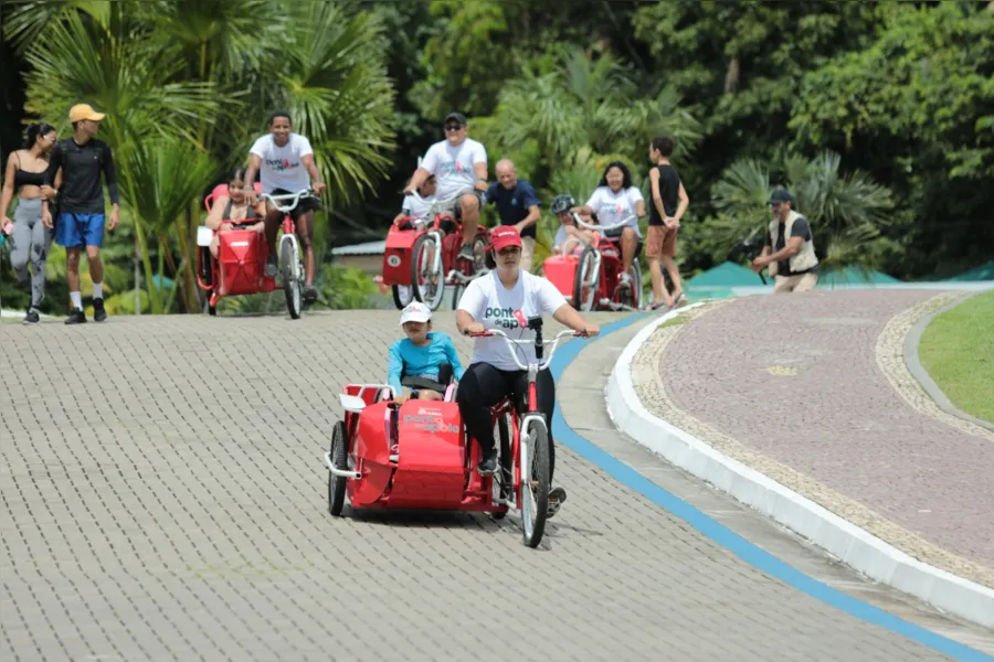 Projeto de bicicletas adaptadas é retomado no Utinga