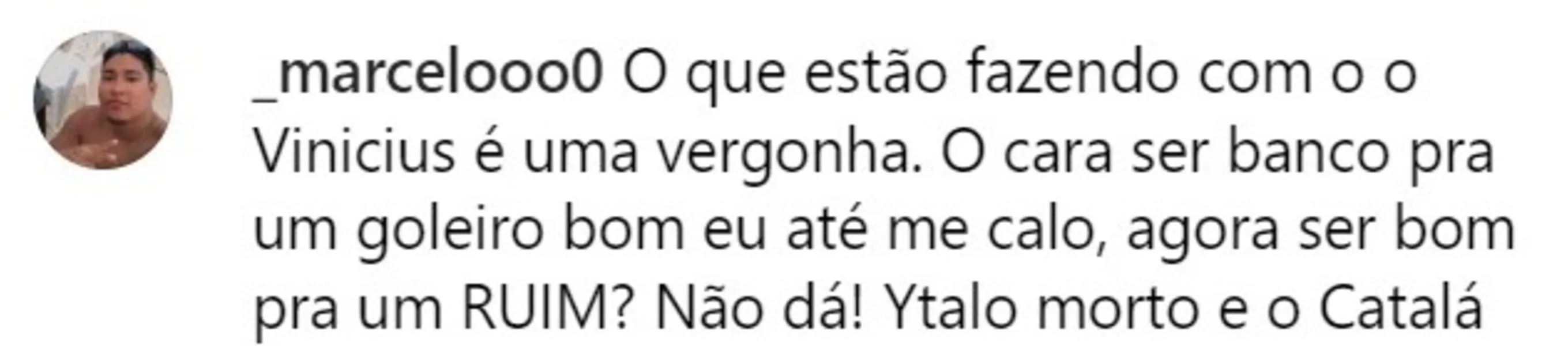 Torcedores do Remo pedem volta de Vinícius e criticam Rangel