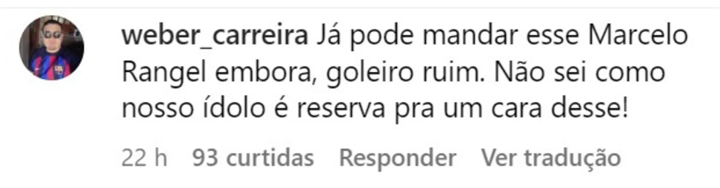 Torcedores do Remo pedem volta de Vinícius e criticam Rangel