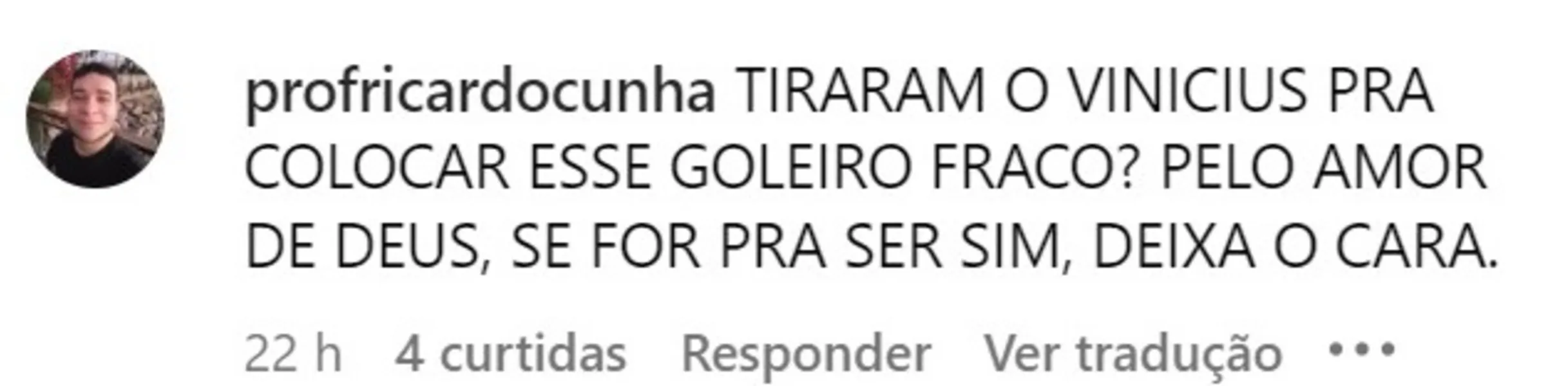 Torcedores do Remo pedem volta de Vinícius e criticam Rangel