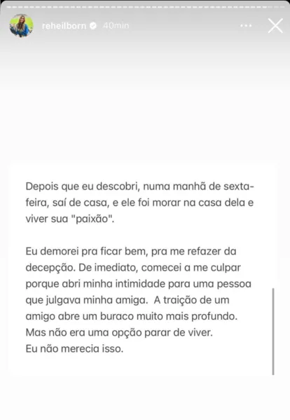 Jornalista da Globo assume ex-marido da amiga e choca web