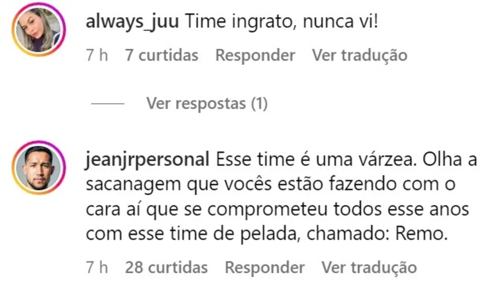 Torcedores veem desrespeito do Remo com o ídolo Vinícius