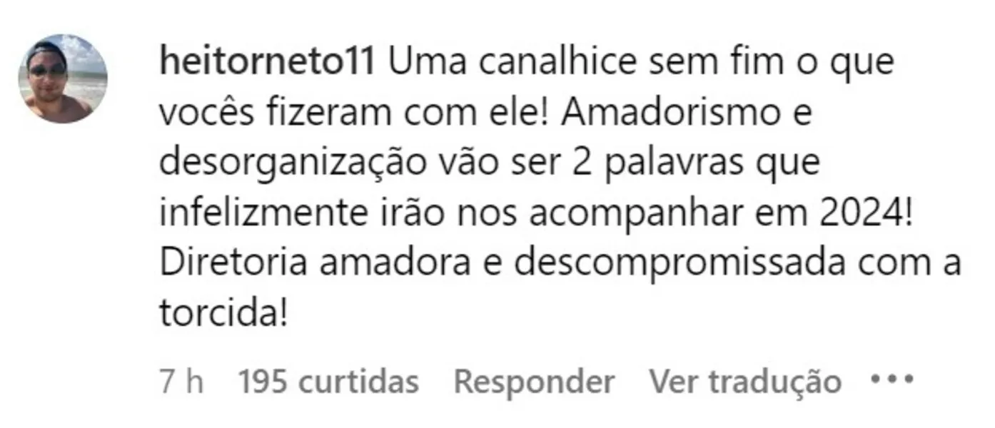 Torcedores veem desrespeito do Remo com o ídolo Vinícius