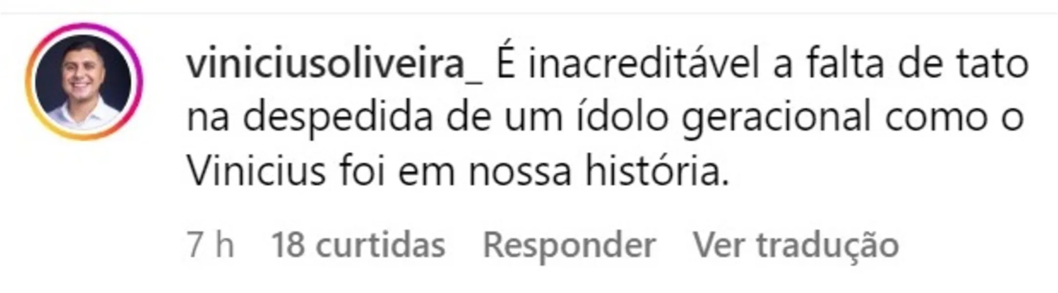 Torcedores veem desrespeito do Remo com o ídolo Vinícius