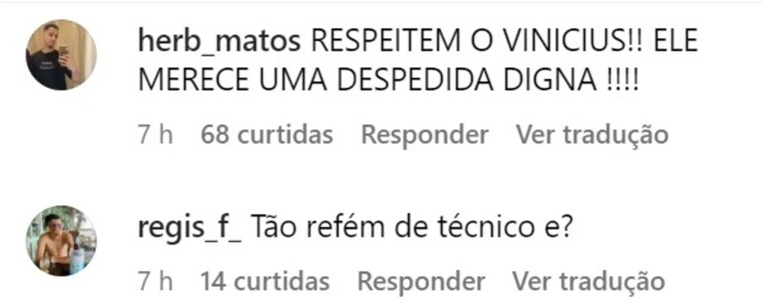 Torcedores veem desrespeito do Remo com o ídolo Vinícius