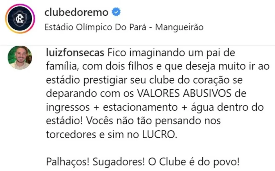 Remo e Paysandu: estacionamento do Mangueirão gera críticas