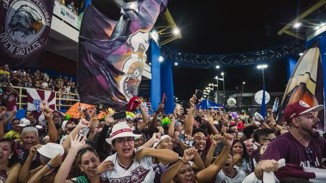 Galeria: confira as comemorações das campeãs do Carnaval de Belém