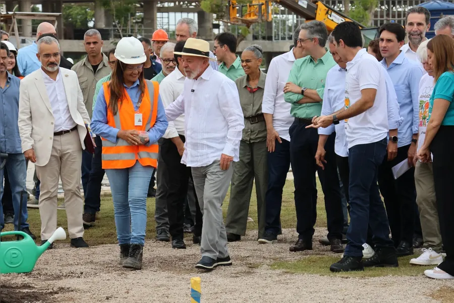 Lula visita obras do Parque da Cidade em Belém; veja fotos