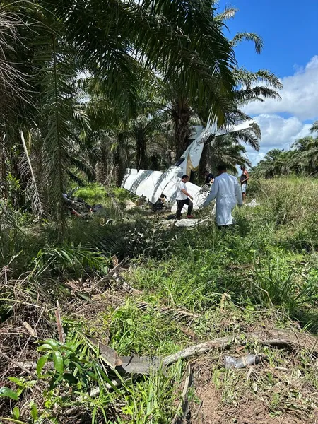 Avião cai em zona rural do município de Bonito, no Pará