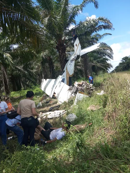 Avião cai em zona rural do município de Bonito, no Pará