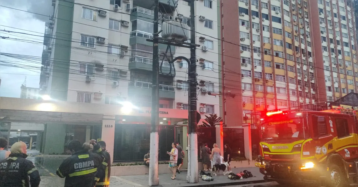 Vídeo: Incêndio atinge apartamento em São Brás