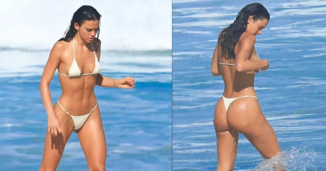 Bruna Marquezine esbanja beleza e boa forma no Rio