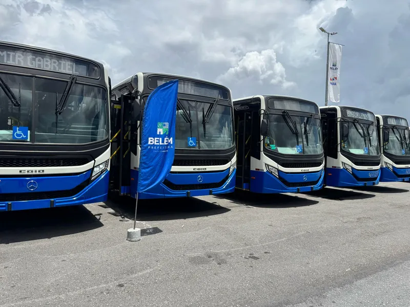 Prefeitura e Governo do Pará entregam frota de ônibus de Belém com ar-condicionado e Wi-Fi