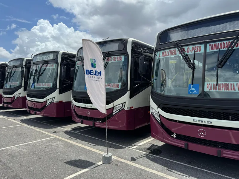 Prefeitura e Governo do Pará entregam frota de ônibus de Belém com ar-condicionado e Wi-Fi