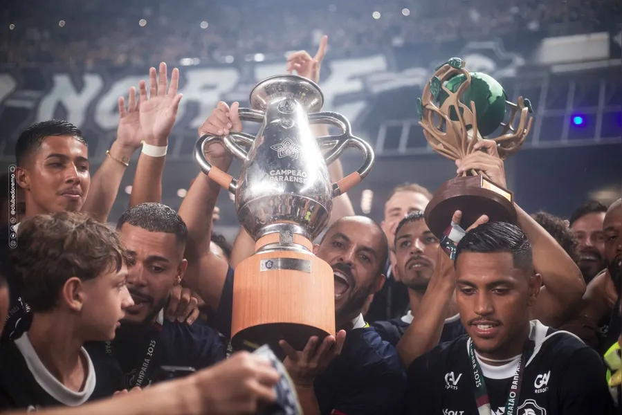 Veja as fotos da festa azulina após título do Parazão 2025