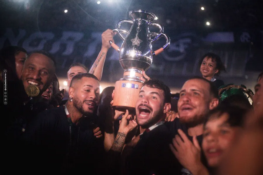 Veja as fotos da festa azulina após título do Parazão 2025