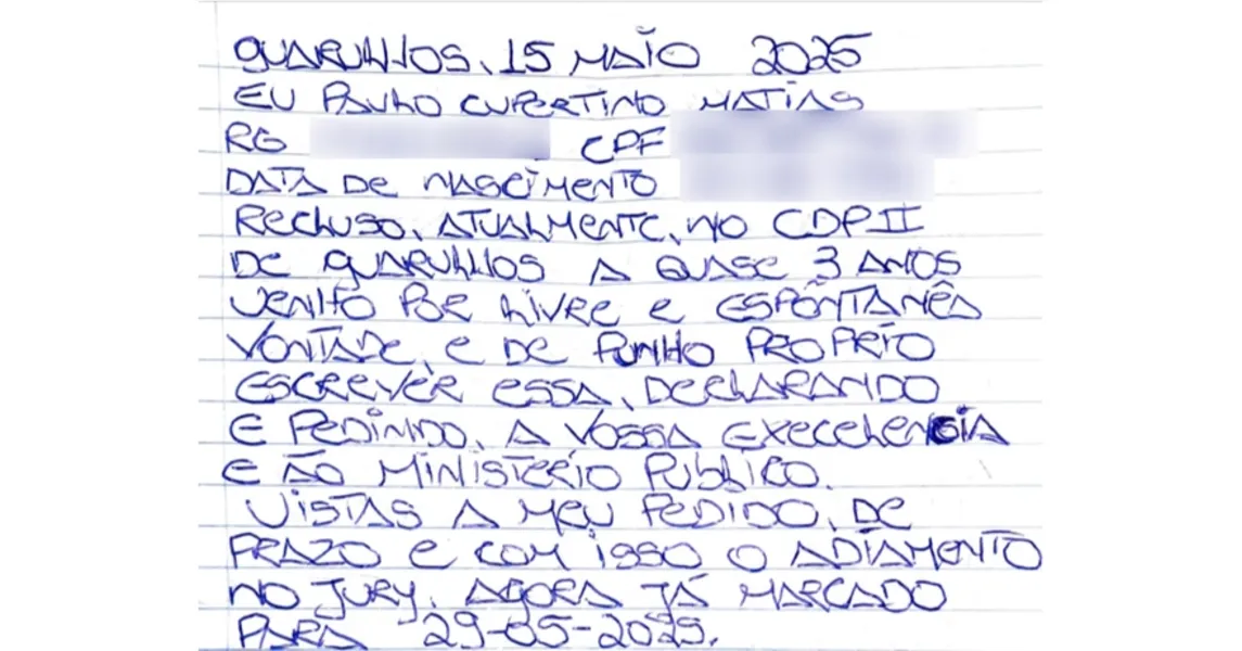 Suspeito de matar ator de Chiquititas pede adiamento do júri