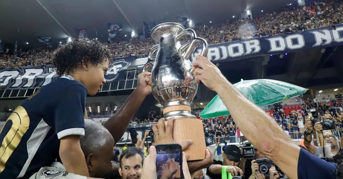 Veja as fotos da festa azulina após título do Parazão 2025