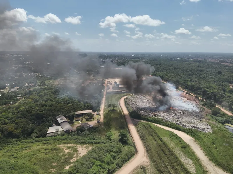Prefeitura de Belém exige respostas sobre incêndio no antigo lixão do Aurá