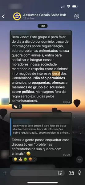 Vizinhos de condomínio relatam "inferno e querem Bolsonaro na "Papuda"