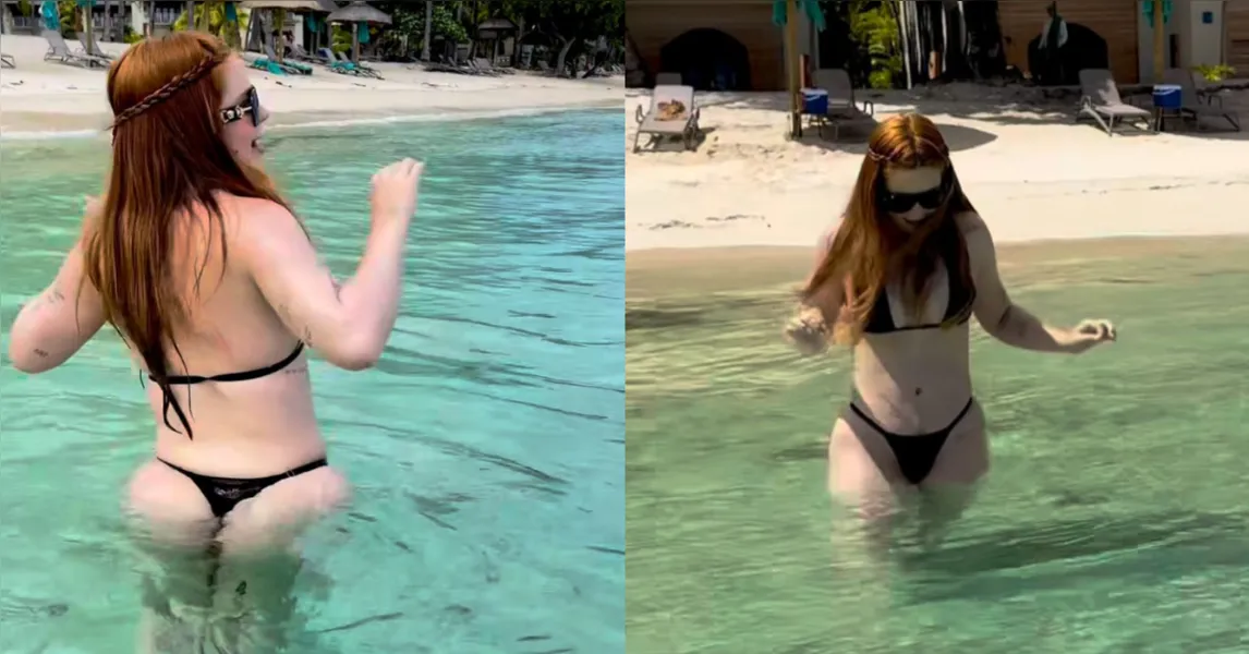 Viih Tube posa de biquíni após perder 20kg; veja fotos