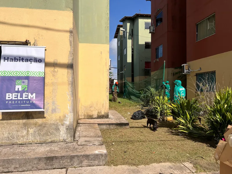 Prefeitura de Belém realiza mutirão em conjuntos habitacionais