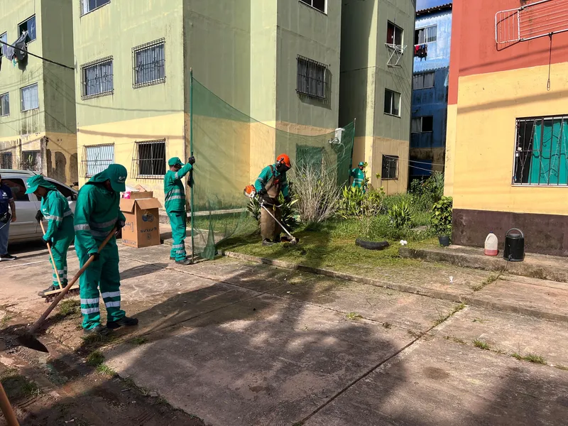 Prefeitura de Belém realiza mutirão em conjuntos habitacionais