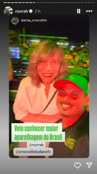 Renata Sorrah curte noite em Belém durante temporada de peça