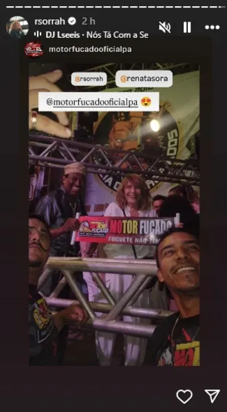 Renata Sorrah curte noite em Belém durante temporada de peça