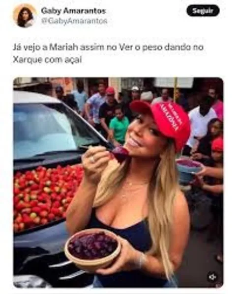 Mariah Carey em Belém vira meme e diverte internautas; confira!