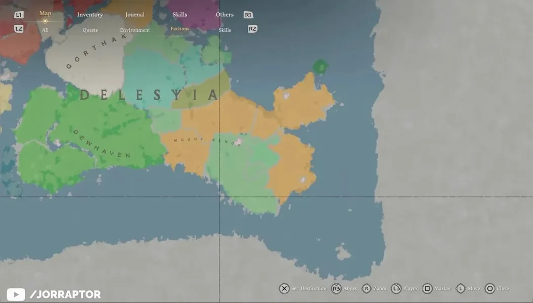 Mapa de Crimson Desert surge em prévia e chama atenção