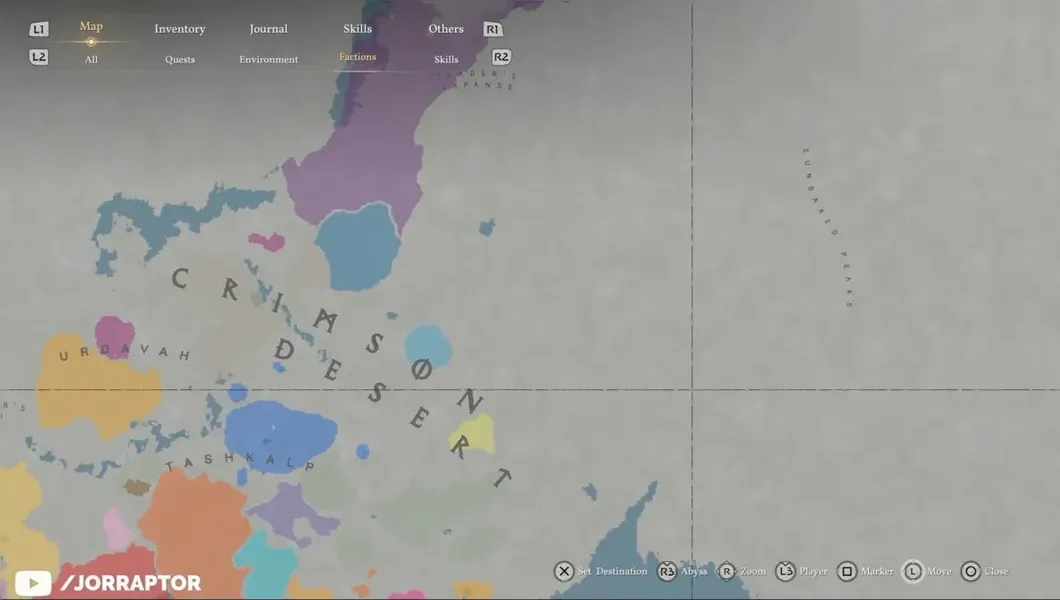 Mapa de Crimson Desert surge em prévia e chama atenção