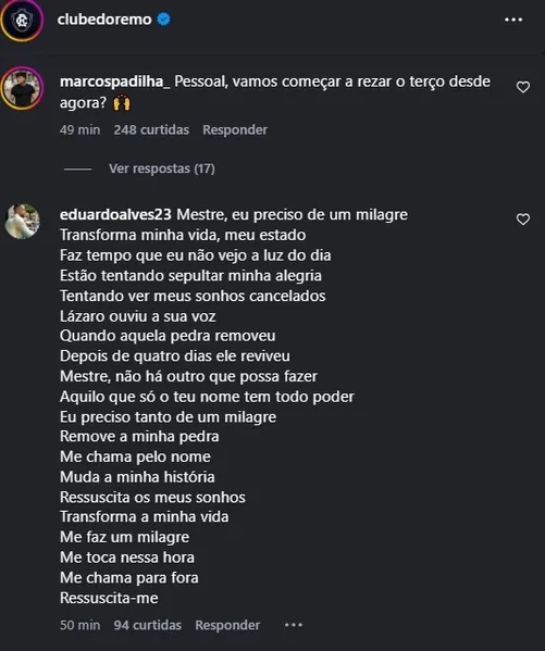 "Deus tenha piedade": o pessimismo remista contra o Flamengo
