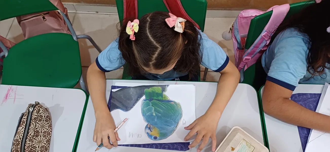 Pássaros em vida livre ensinam a crianças o amor pela natureza