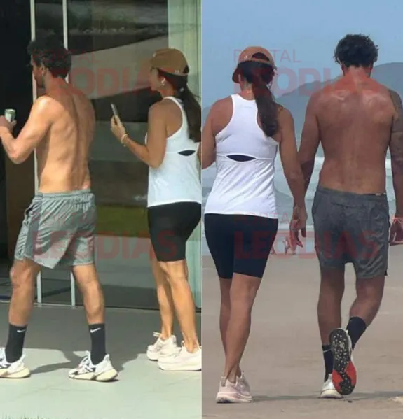 Ivete Sangalo e Tiago Maia são flagrados em momentos íntimos