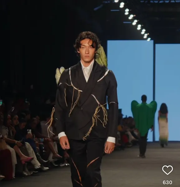Normando leva folhagens, látex e fibras no 2º dia de Rio Fashion Week
