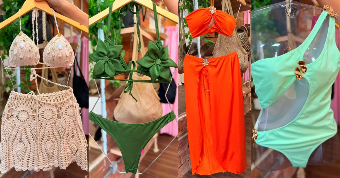 Moda praia 2026: crochê e tons terrosos prometem dominar o verão 