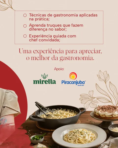 +B Supermercados promove aula gratuita de gastronomia nesta terça, 5