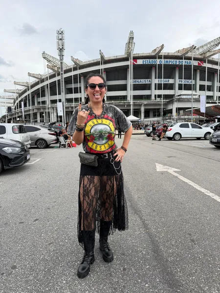 Looks roubam a cena no show do Guns N’ Roses em Belém; veja!