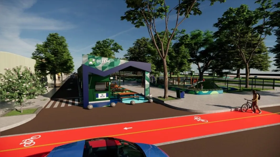 Praça Brasil será transformada em novo parque urbano de Belém; veja as imagens