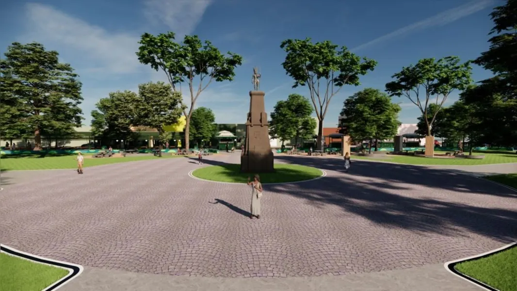 Praça Brasil será transformada em novo parque urbano de Belém; veja as imagens