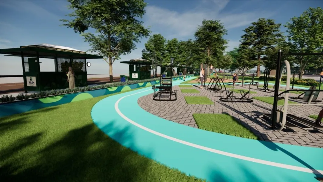 Praça Brasil será transformada em novo parque urbano de Belém; veja as imagens