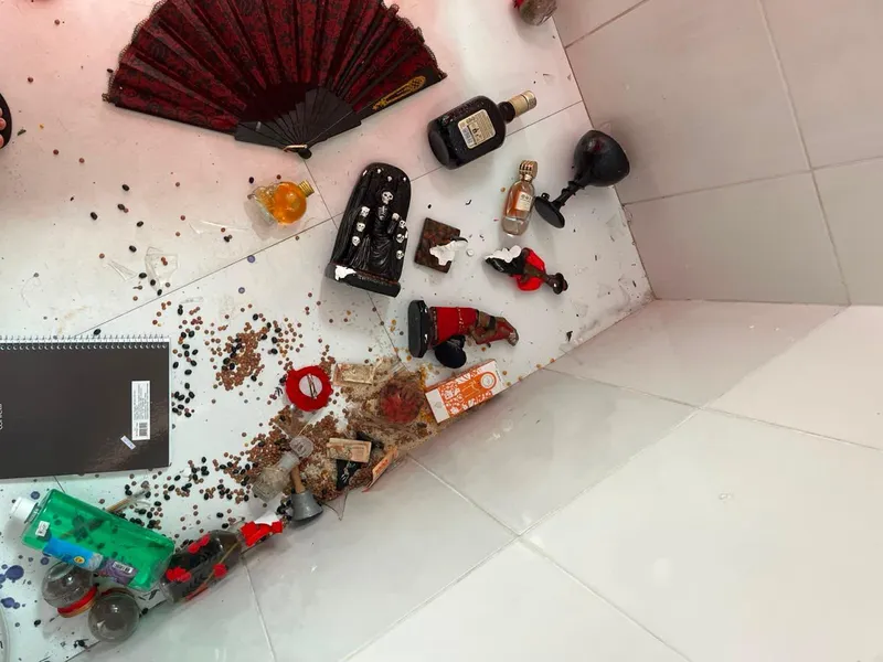 Intolerância religiosa: restaurante é alvo de vandalismo em Belém
