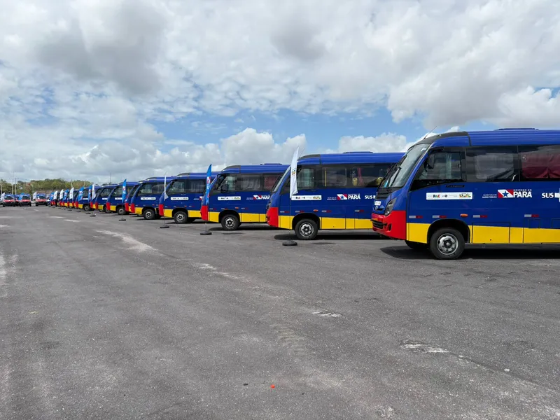 Pará recebe 93 veículos para reforçar saúde em municípios